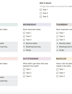 Weekly Agenda Template Notion intended for Church Staff Meeting Agenda Template