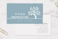 Yoga Business Cards – Business Card – Website & Printable regarding Kinkos Business Card Template