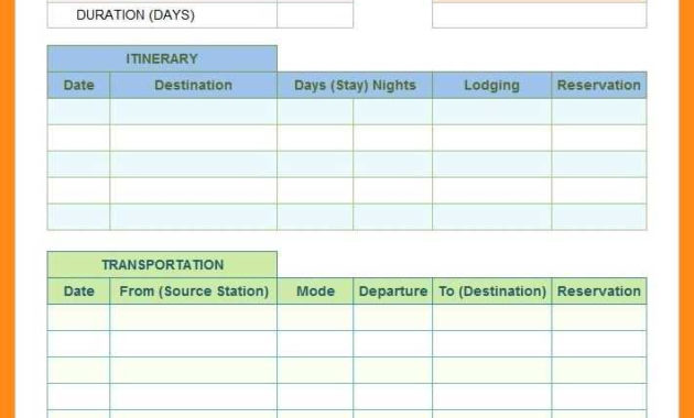 12-13 Family Vacation Planner Template - Lascazuelasphilly throughout Daily Vacation Itinerary Template