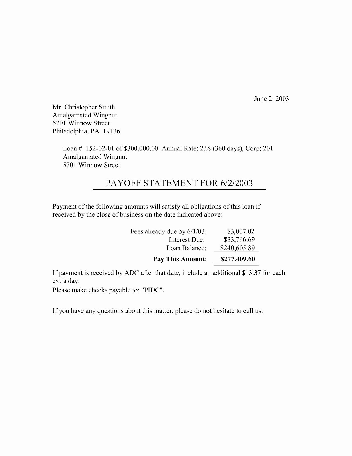 35 Private Mortgage Payoff Letter | Hamiltonplastering for Loan Satisfaction Letter Template