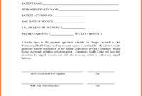 5+ Payment Agreement Template – Marital Settlements with regard to Loan Paid In Full Letter Template