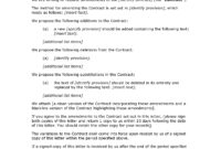 Change Of Contract Letter Template – Airak throughout Change Of Contractor Letter Template