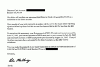 Debt Settlement Letter For Discover: Client Saved 70% with Debt Settlement Letter Paid In Full Template