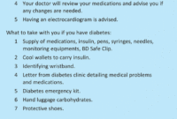 Diabetes Care During Hajj | Rcp Journals with Diabetes Travel Letter Template