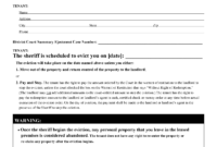 Eviction Notice | Printable Eviction Notice | Being A in Eviction Notice Letter Template