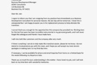 Get Our Example Of Resignation Letter Due To Lack Of in Appreciative Resignation Letter Template
