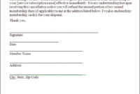 How To Write A Letter Of Cancellation: Tips & Template throughout Credit Card Cancellation Letter Template