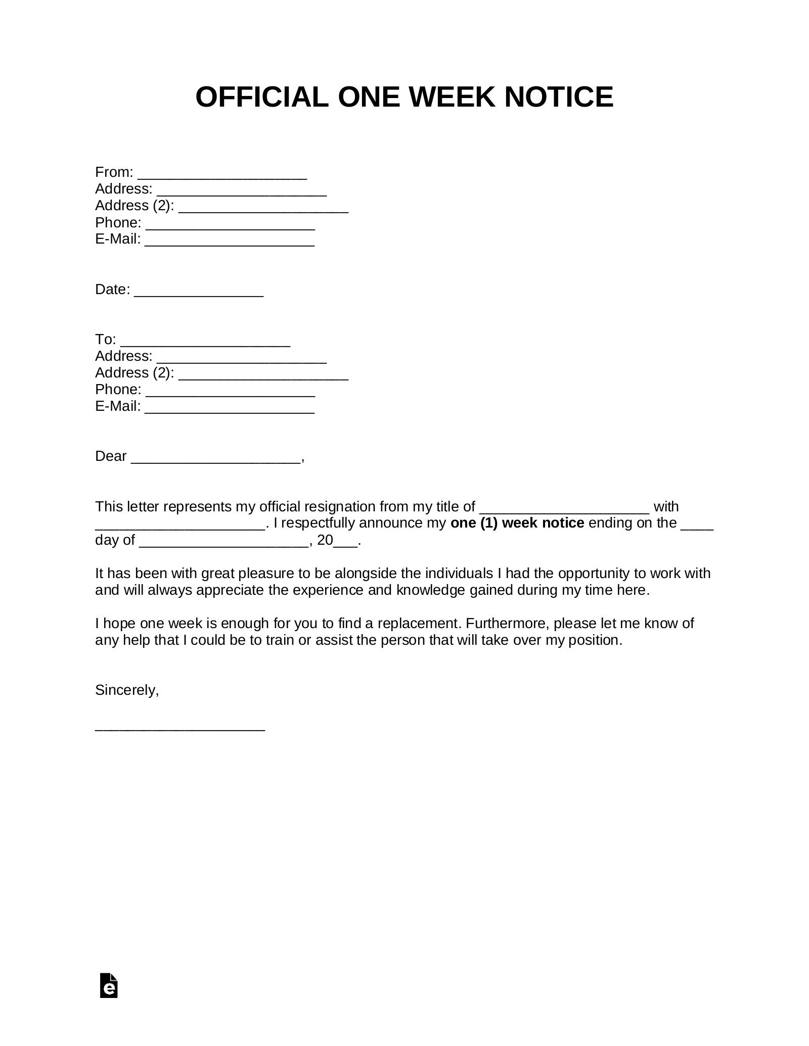 Letter Of Resignation Template ~ Addictionary in Appreciative Resignation Letter Template