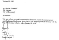 Letters Of Resignation Samples With Reason | Resignation intended for Generic Resignation Letter Template