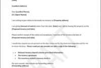 Move Out Letter To Tenant Thank You Database | Letter for Moving Out Notice Letter Template