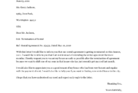 Resume Early Termination Of Tenancy Agreement Letter intended for End Lease Letter Template