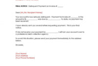 Sample Letter For Disputing A Debt Collection Notice For for Debt Recovery Letter Of Demand Template
