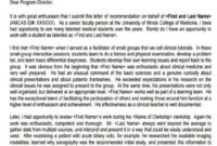 Sample Medical School Recommendation Letter – Culturopedia pertaining to Medical School Recommendation Letter Template