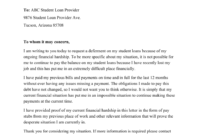 Sample Student Loan Hardship Letter Download Printable Pdf with Loan Paid In Full Letter Template