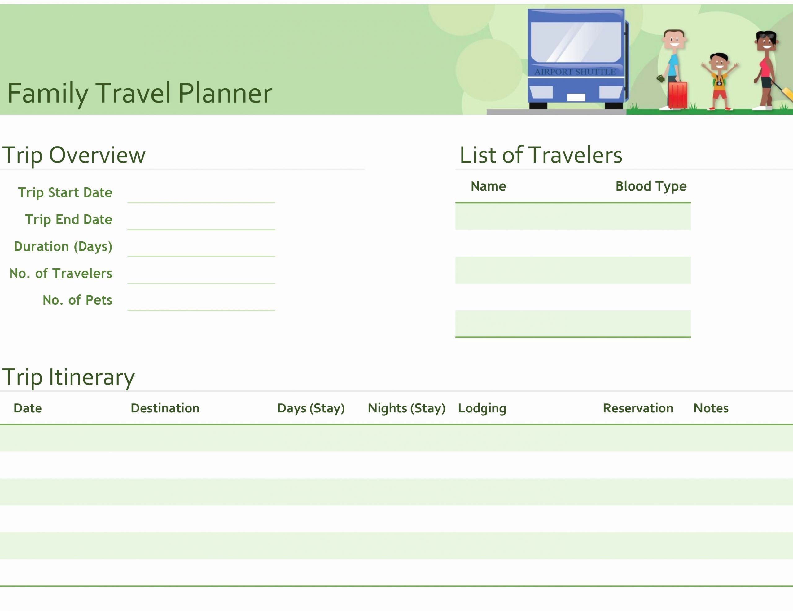Travel Itinerary Planner Template Lovely Business Trip with Business Trip Itinerary Template