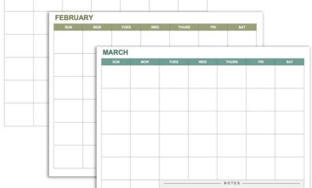 15 Free Monthly Calendar Templates | Smartsheet Pertaining pertaining to Blank Activity Calendar Template