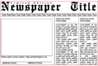 20 Old Paper Template For Word Images - Old Scroll Paper within Blank Old Newspaper Template