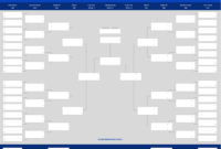 2021 March Madness Bracket (Excel &amp;amp; Google Sheets Template) with regard to Blank March Madness Bracket Template