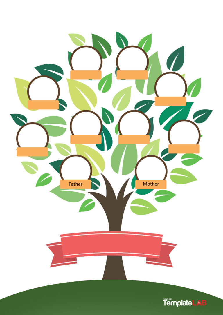 32 Free Family Tree Templates (Word, Excel, Pdf, Powerpoint) throughout ...