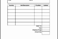7 Blank Clothing Order Form Template - Sampletemplatess in Blank T Shirt Order Form Template
