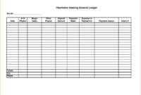 8+ Printable Ledger – Bookletemplate Within Blank Ledger regarding Blank Ledger Template