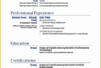 9 Best Resume Formats | Free Samples , Examples & Format intended for Free Blank Resume Templates For Microsoft Word