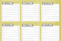 A Pile Of Ashes: Cleaning Schedule Printable Freebie with Blank Cleaning Schedule Template