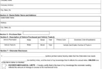 Arkansas Vehicle Bill Of Sale Form | Bill Of Sale Template throughout Blank Legal Document Template