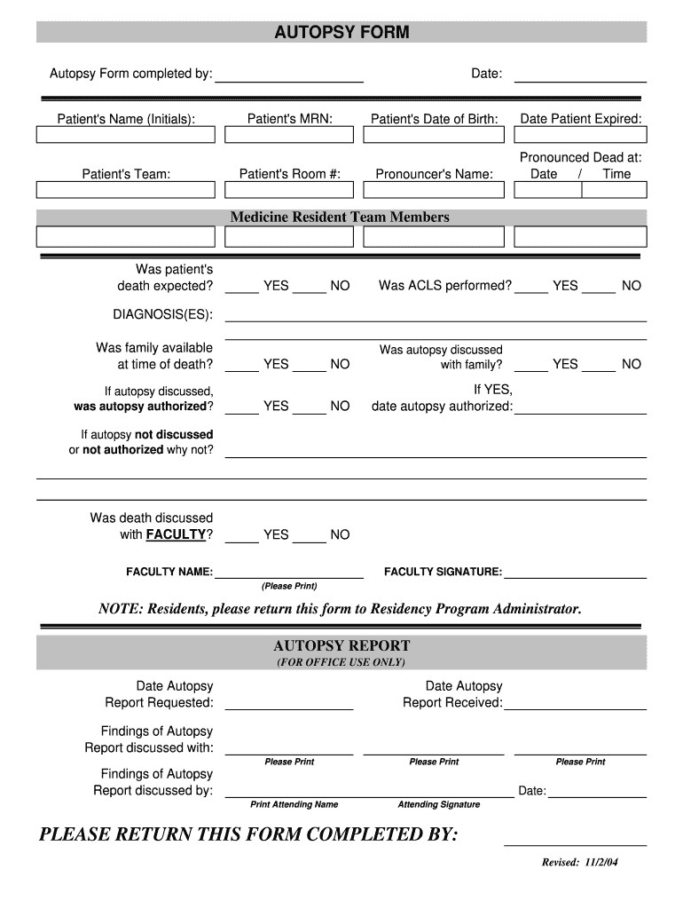 Autopsy Report Generator And Blank Autopsy Body Diagram throughout Blank Autopsy Report Template
