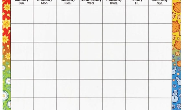 Blank Activity Calendar Template (4) - Templates Example with regard to Blank Activity Calendar Template