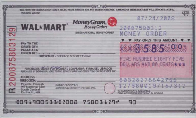 Blank Check Sample | How To Fill Out A Moneygram Money throughout Blank Money Order Template