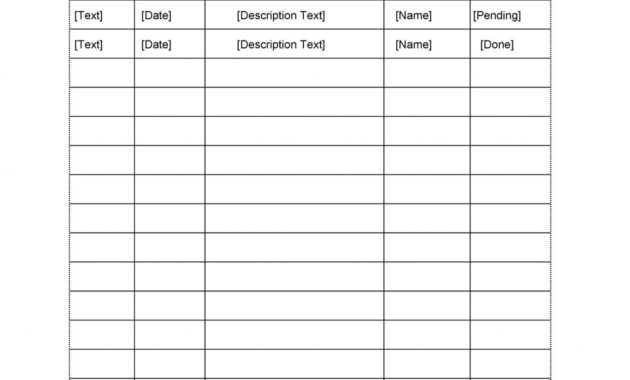 Blank Checklist Template Word ~ Addictionary intended for Blank Checklist Template Word
