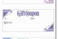 Blank Coupon Template For Word Awesome Coupon Template in Blank Coupon Template Printable
