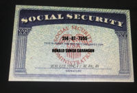 Blank Fillable Social Security Card Template with Blank Social Security Card Template Download