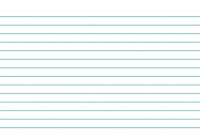 Blank Index Card Template Inside 3X5 Blank Index Card for 3X5 Blank Index Card Template