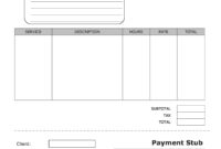 Blank Payroll Check Template For Your Needs regarding Blank Payslip Template