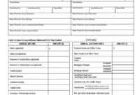 Blank Personal Financial Statement Template - Business with regard to Blank Personal Financial Statement Template