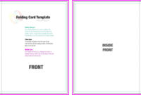 Blank Quarter Fold Card Template - Professional Template Ideas intended for Blank Quarter Fold Card Template