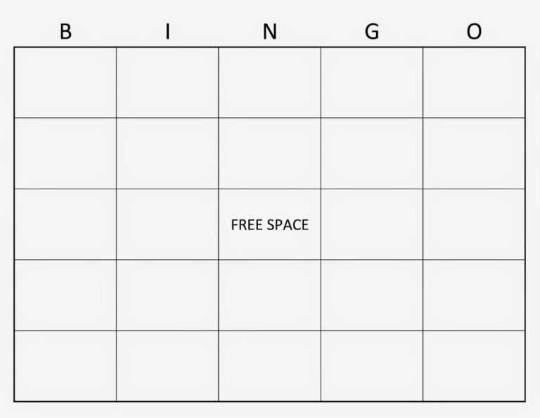 Blank Sight Word Bingo Template - Gutjop Intended For throughout Blank Bingo Card Template Microsoft Word
