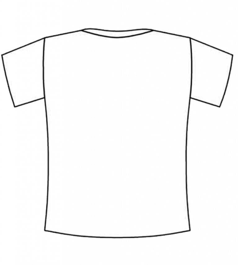 Blank Tshirt Template Pdf - Best Professional Template regarding Blank Tshirt Template Pdf