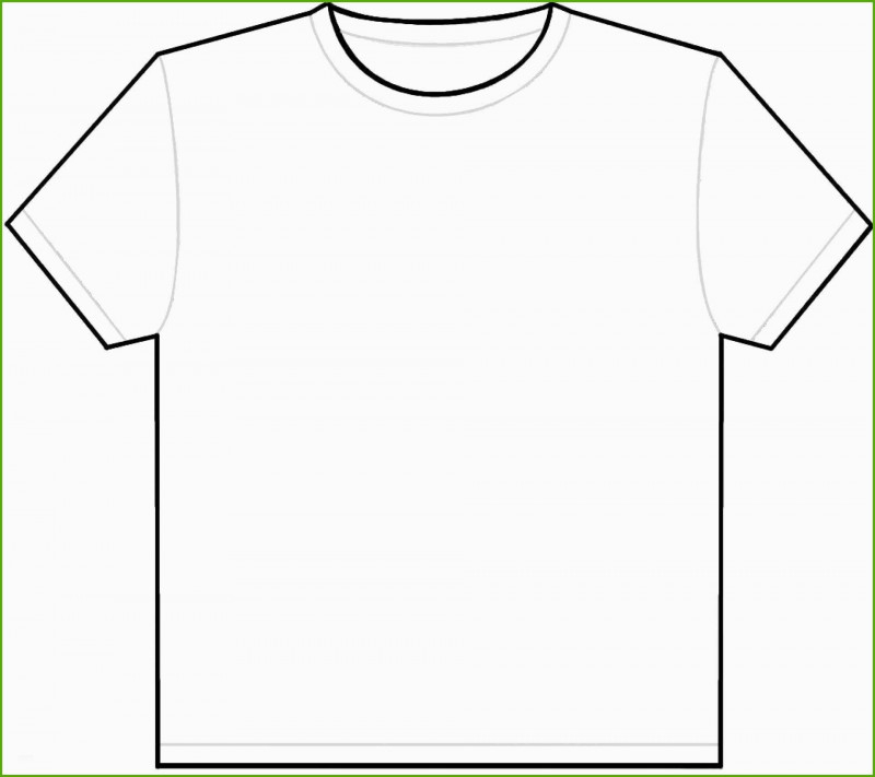 Blank Tshirt Template Pdf New Ausgezeichnet T Shirt regarding Blank Tee ...
