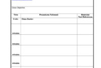 Blank Unit Lesson Plan Template (1 Di 2020 for Blank Unit Lesson Plan Template