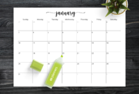 Download Printable Spacious Monthly Calendar Grid Pdf with regard to Blank Calander Template