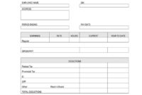 Fillable Pay Stub Pdf – Fill Online, Printable, Fillable with Blank Payslip Template