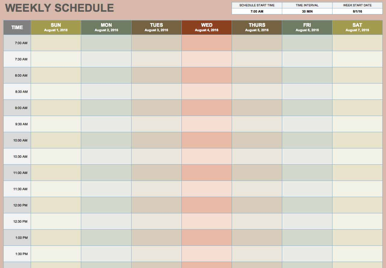 Free Blank Calendar Templates - Smartsheet inside Blank Calender Template