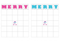 Free Christmas Bingo Printable – Kat Balog within Blank Bingo Template Pdf