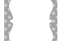 Free Pastel Grey Dotted Pattern Blank Elephant Invitation inside Blank Elephant Template