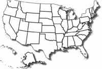 Free Printable Blank Map Of The United States | Printable Maps for Blank Template Of The United States
