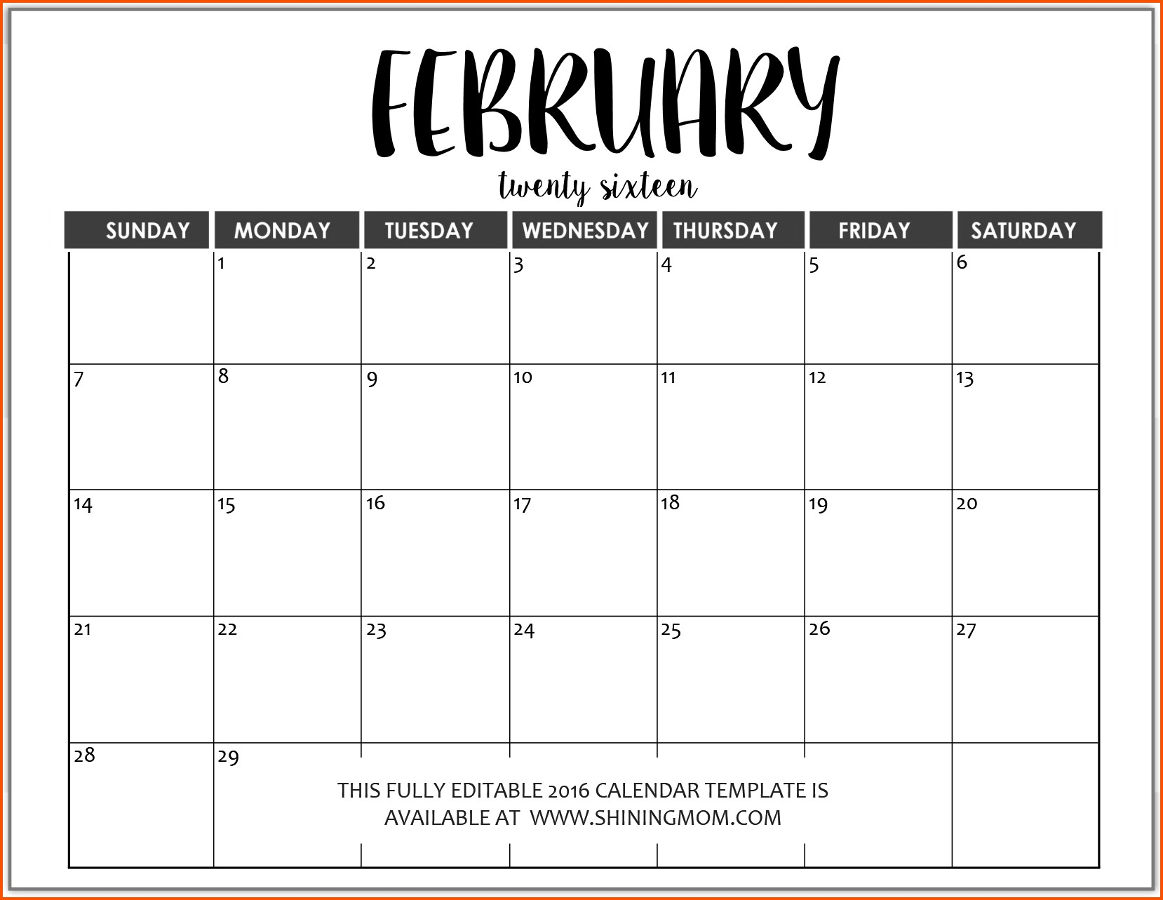 Free Printable Calendar Mac | Calendar Printables Free in Blank Calander Template