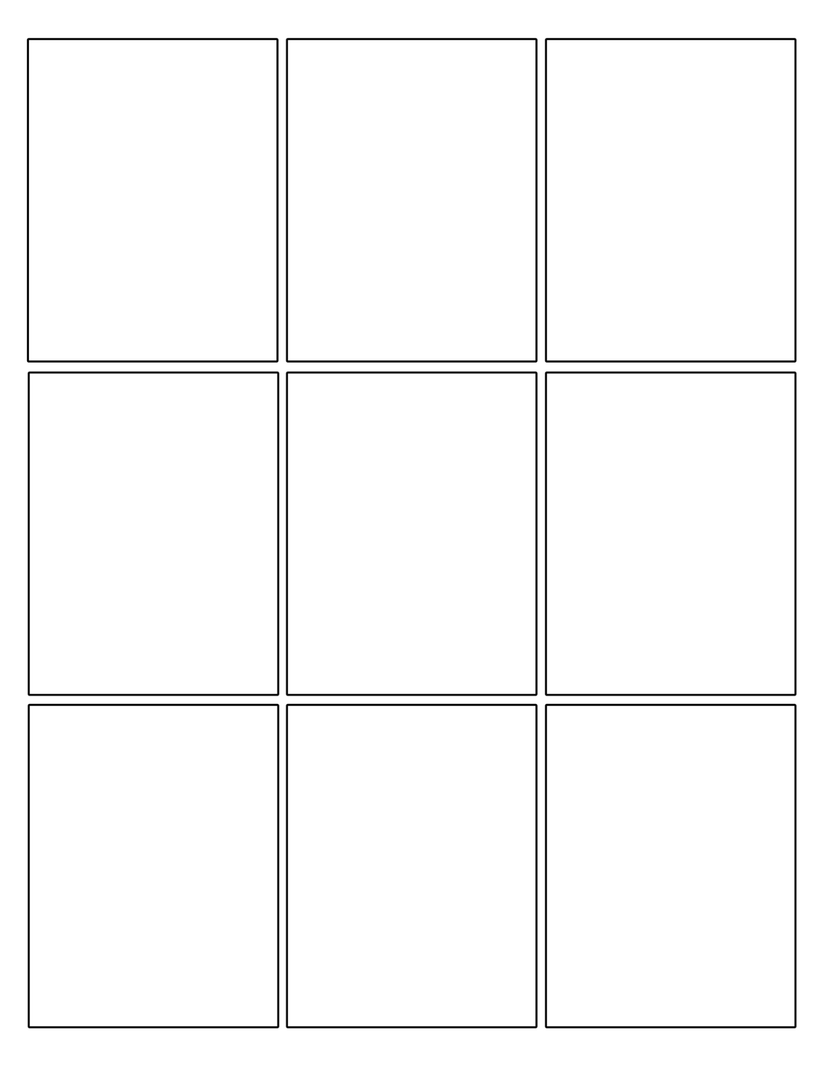 Free Printable Comic Strip Template Pages | Paper Trail Design with Printable Blank Comic Strip Template For Kids
